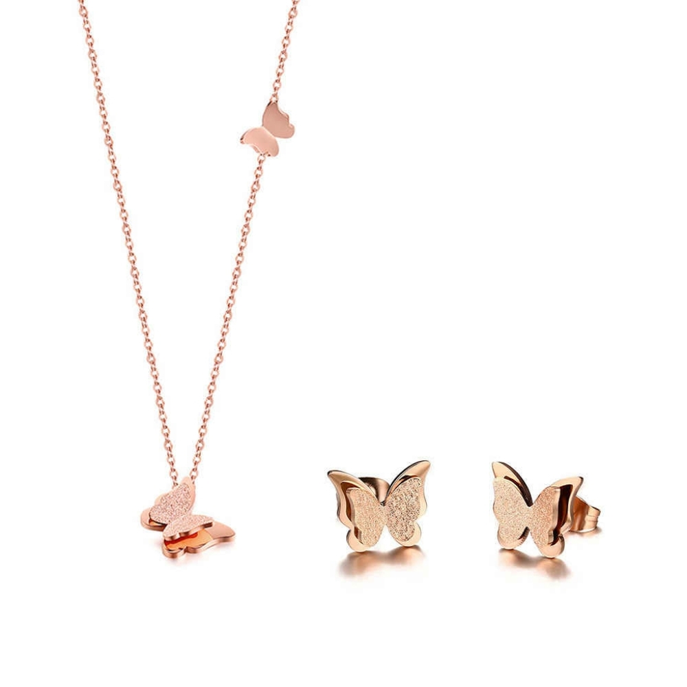 Butterfly Necklace Set (Accepting Offers)